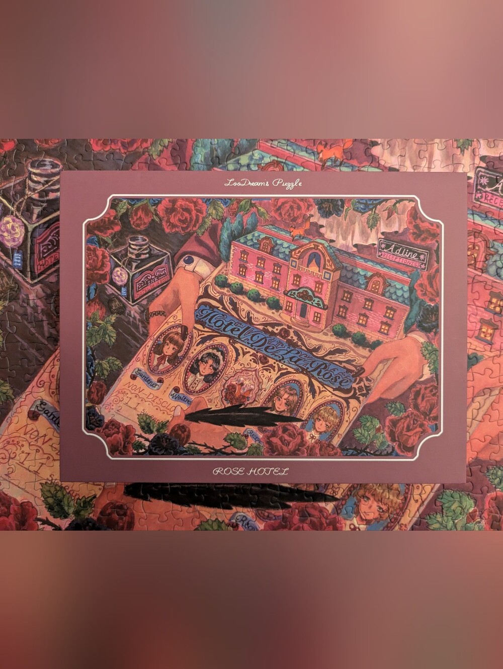Loodream 500 Piece Puzzle - Rose Hotel